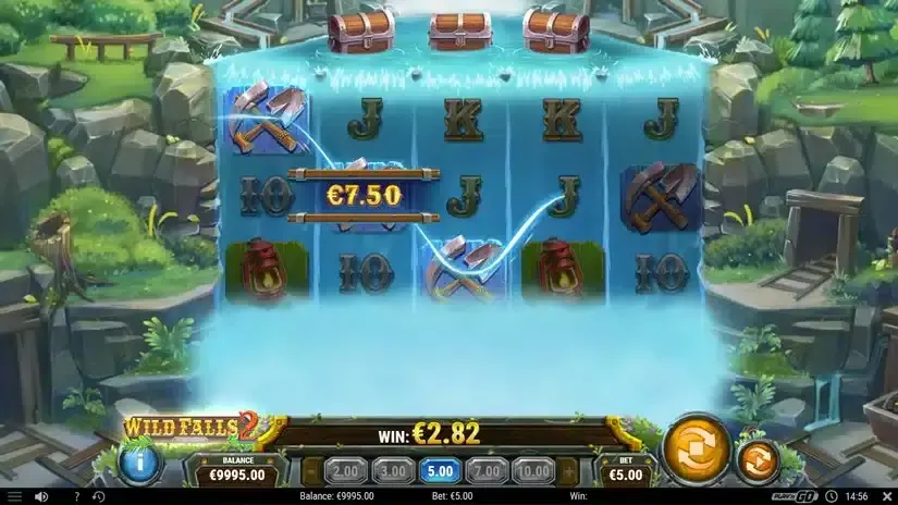 Wild Falls 2 slot screenshot 3