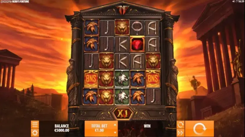 Nero’s Fortune slot screenshot 