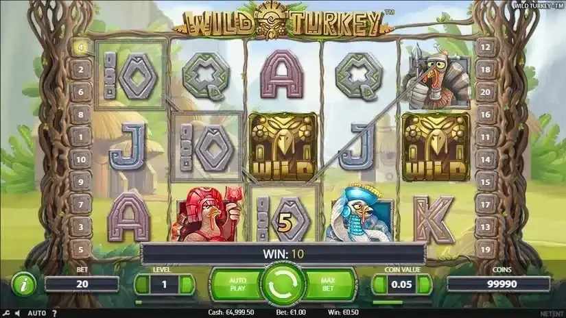 Wild Turkey slot screenshot 5