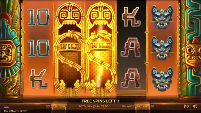 Rise of Maya slot screenshot 5