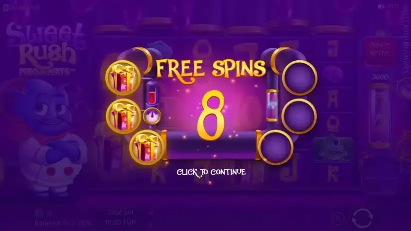 Sweet Rush MEGAWAYS slot screenshot 4