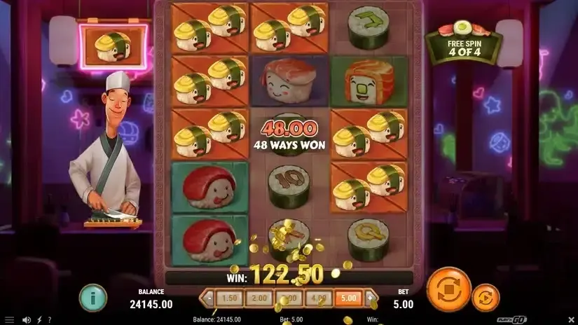 Slashimi slot screenshot 7